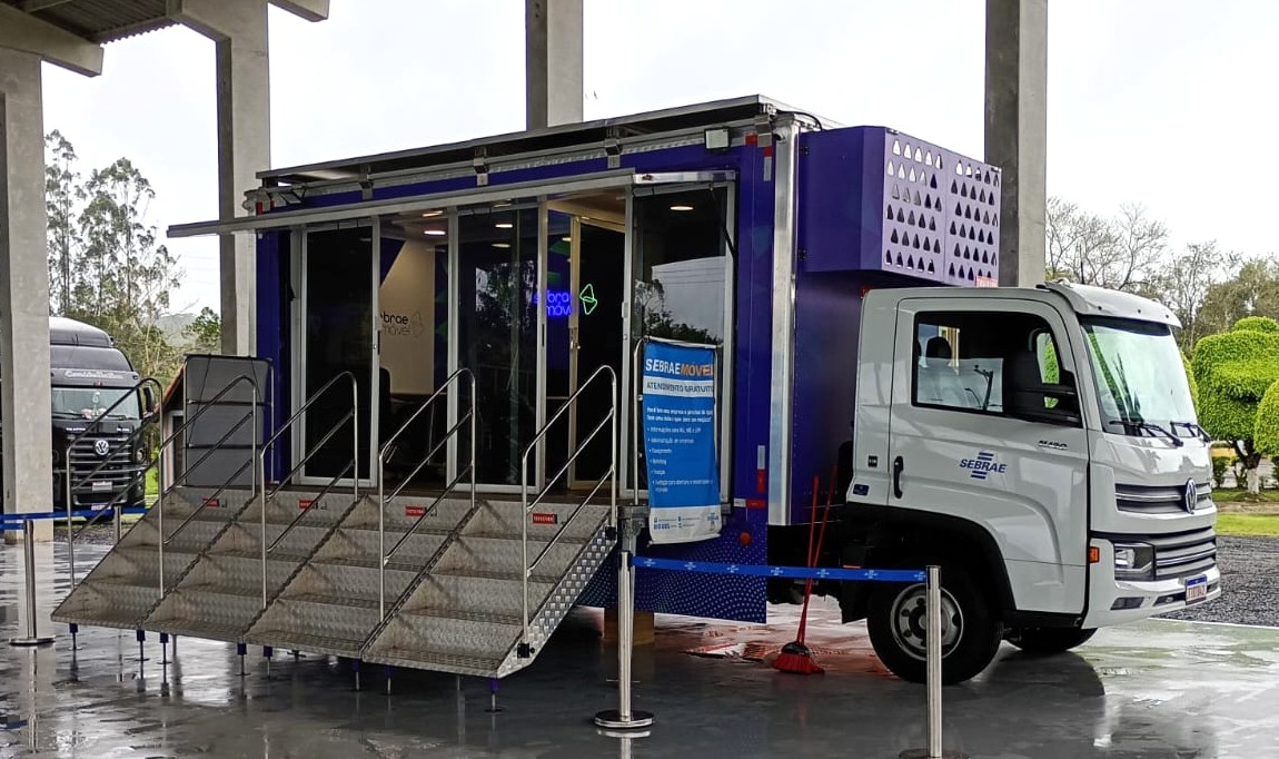 Empreendedores de Sete Barras contarão com o atendimento gratuito do Sebrae Móvel nesta quinta e sexta-feira